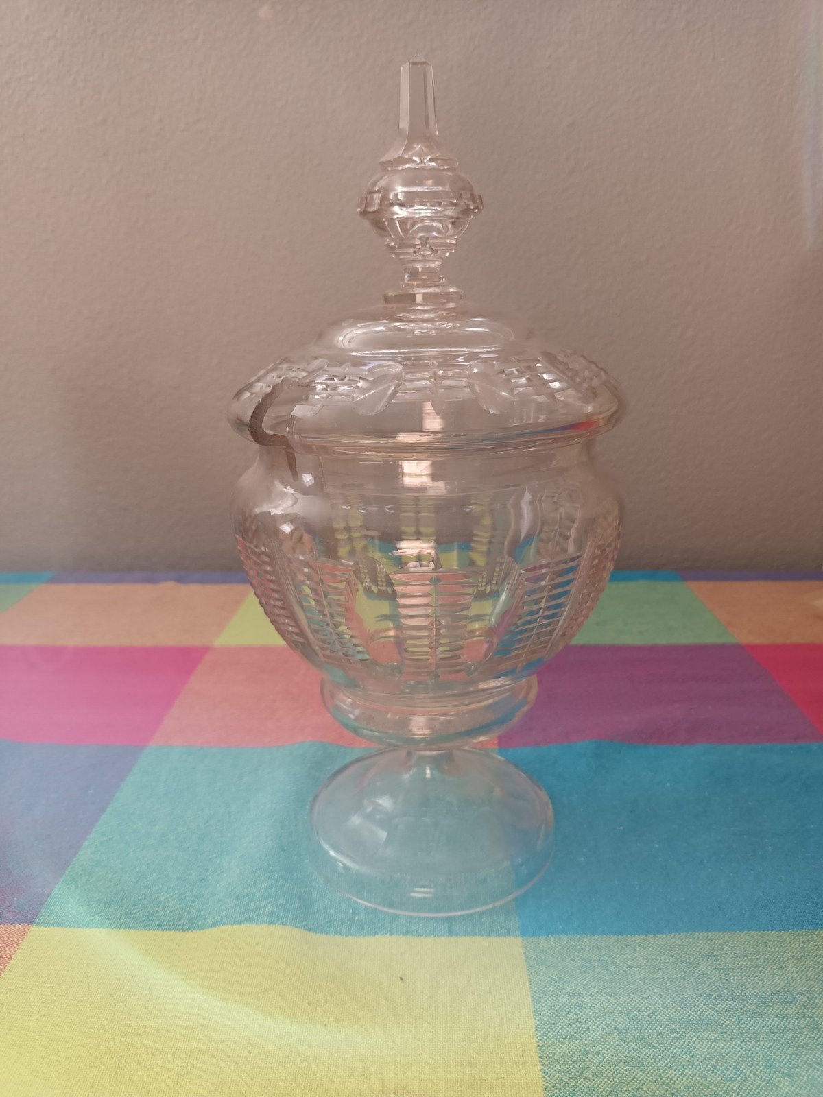 gember of snoep schaal kristal op voet, Ophalen of Verzenden