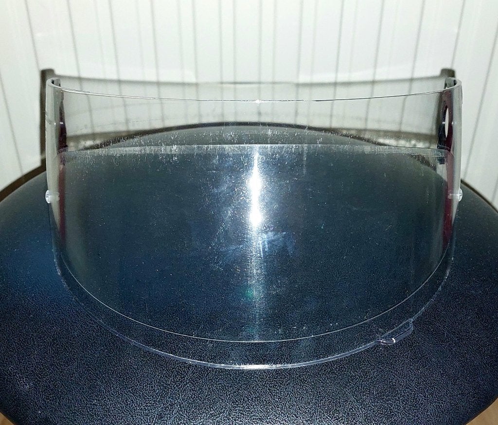 Helm vizier. Transparant met Pinlocklaag tegen het beslaan., Motoren, Kleding | Motorhelmen, M, Ophalen of Verzenden, Integraalhelm