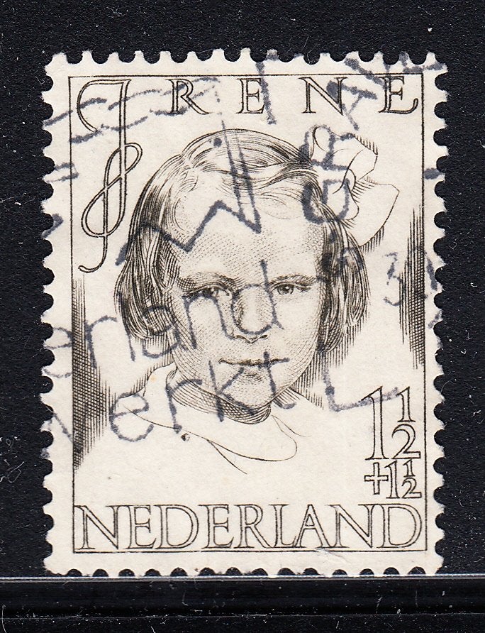 847 - Nederland nvph 454 gestempeld , prinses Irene, Postzegels en Munten, Postzegels | Nederland, Verzenden, Na 1940, Gestempeld