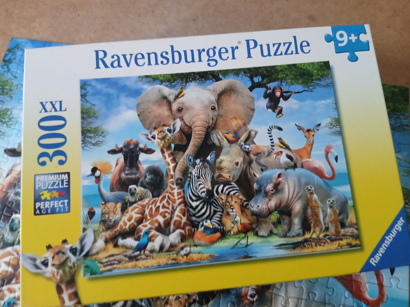 Ravensburger XXL 300 stukjes Puzzel Afrikaanse Dieren, Ophalen of Verzenden, Minder dan 500 stukjes, Zo goed als nieuw, Legpuzzel