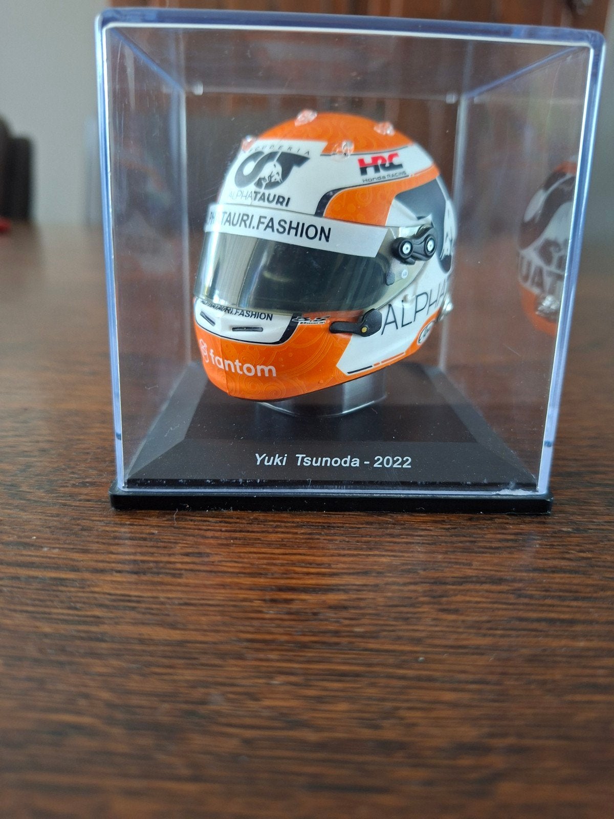 Yuki Tsunoda 2022 AlphaTauri F1 Helm Miniatuur, Ophalen, Zo goed als nieuw