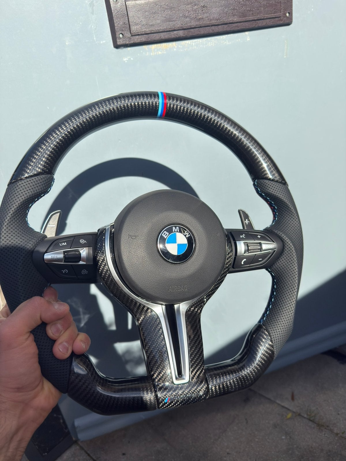 Bmw M performance stuur carbon met montage f20 f30 f36 F48, Auto-onderdelen, Besturing, Ophalen of Verzenden, Nieuw, BMW