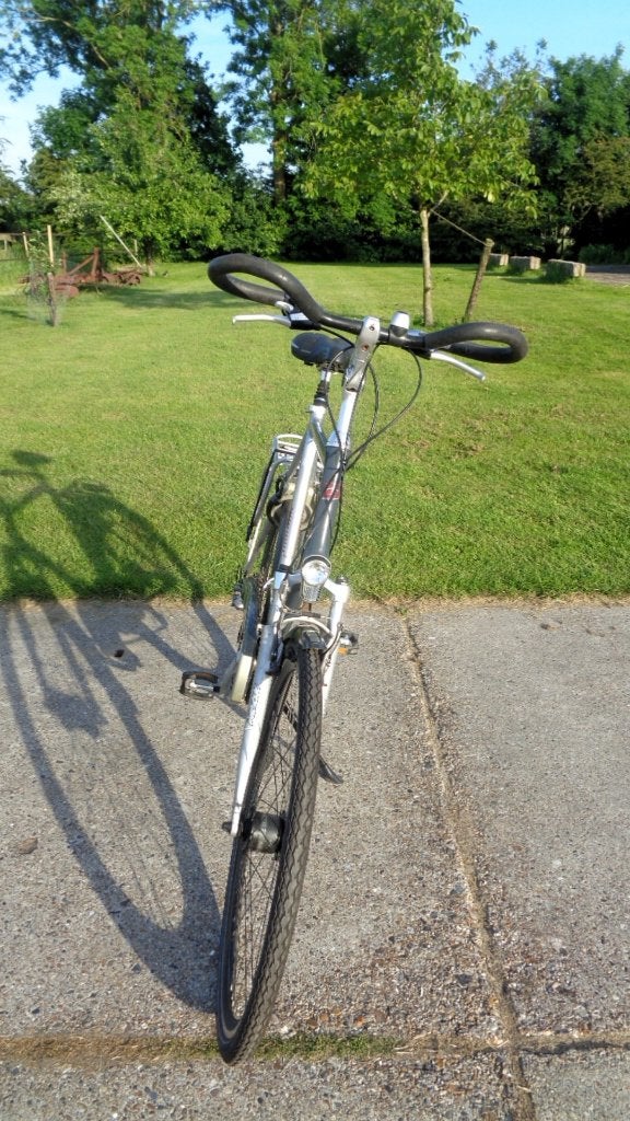 Oxford Rainbow heren trekkingfiets -24 versn./66 fr./28 inch, 28 inch, Gebruikt, Vering, Velgrem