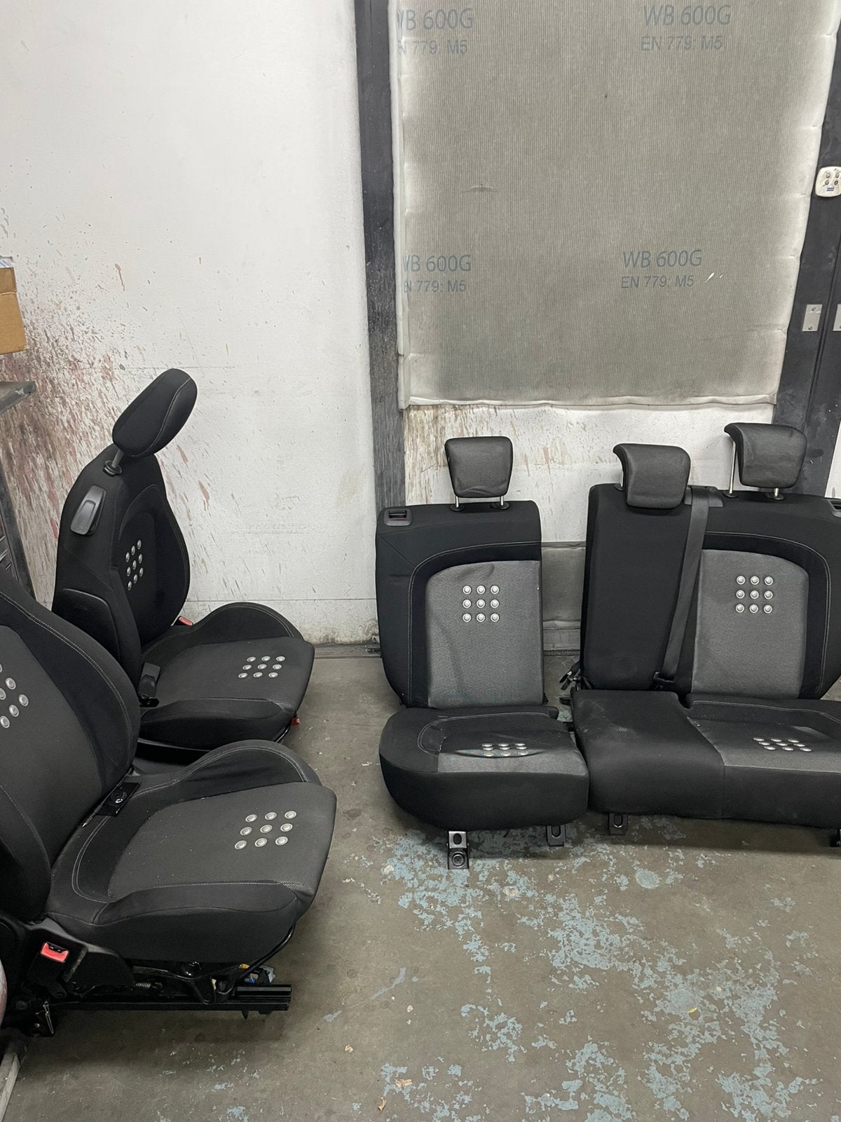 Stoelen en achterbank fiat grande punto, Ophalen, Gebruikt, Fiat