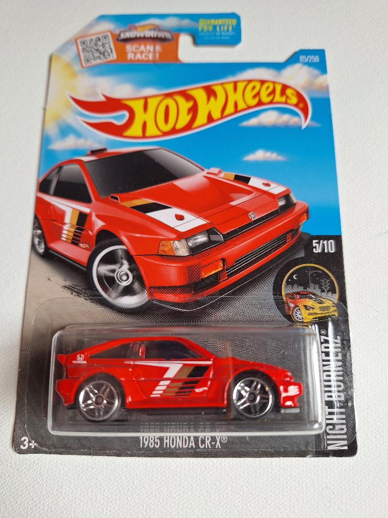 Hot Wheels Honda CR-X Night Burnerz 2016 special card, Auto, Unknown, Nieuw, Ophalen of Verzenden
