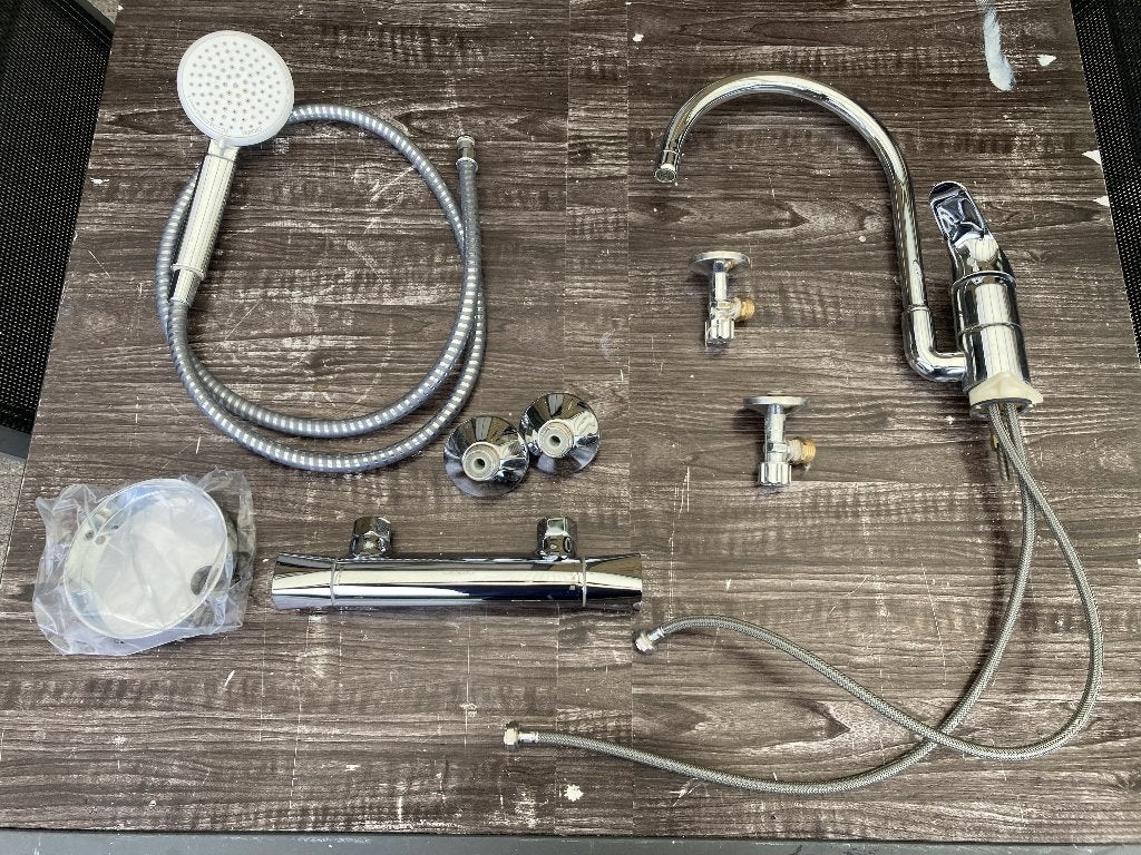 Partij sanitair Grohe / Hansgrohe, Ophalen of Verzenden, Gebruikt, Koper, Douche
