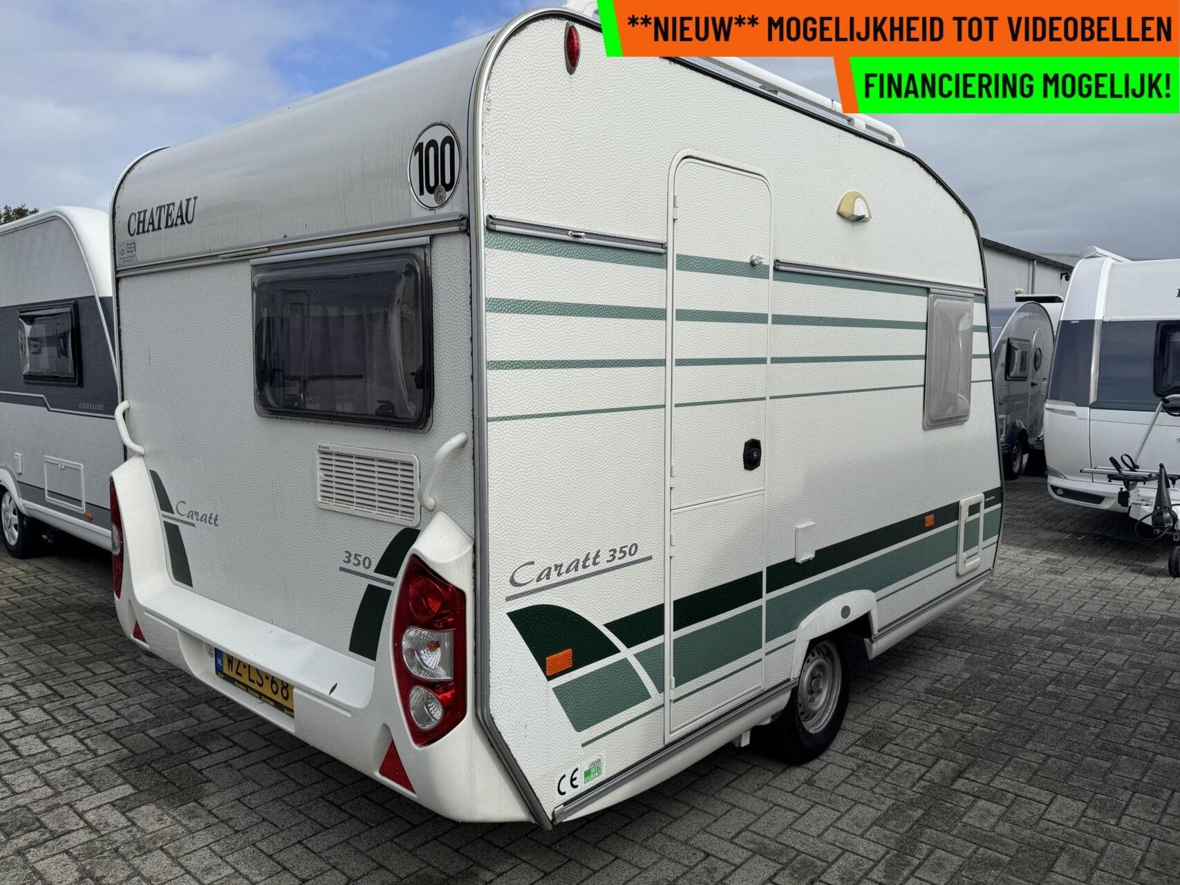 Chateau 350 CARRAT, FRANSBED, TREINZIT,LICHTGEWICHT (1000KG), Caravans en Kamperen, Mover, Chateau, Tot en met 2, Bedrijf