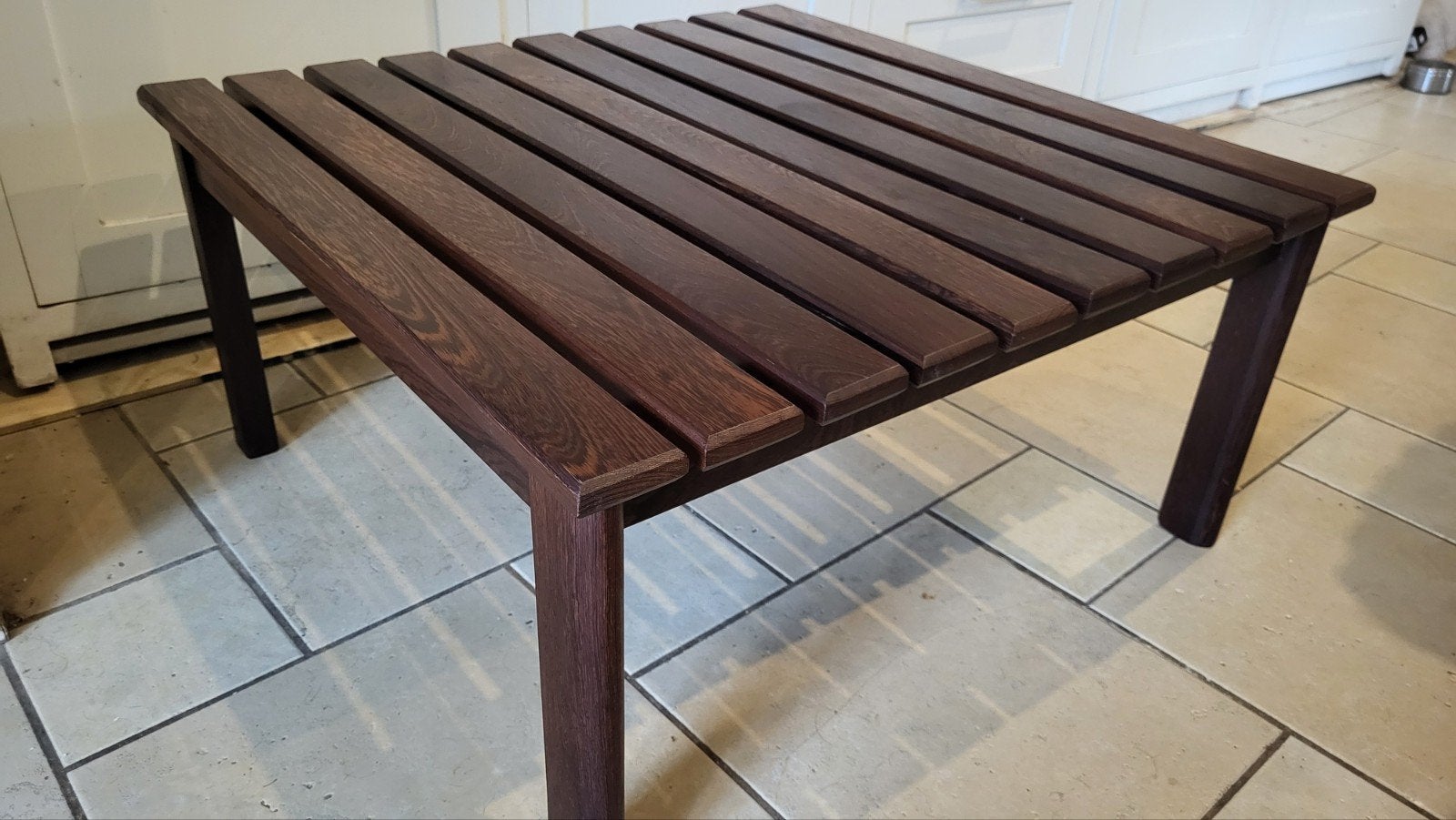 vintage spectrum (Martin Visser?) tafel van massief wenge ho, Ophalen