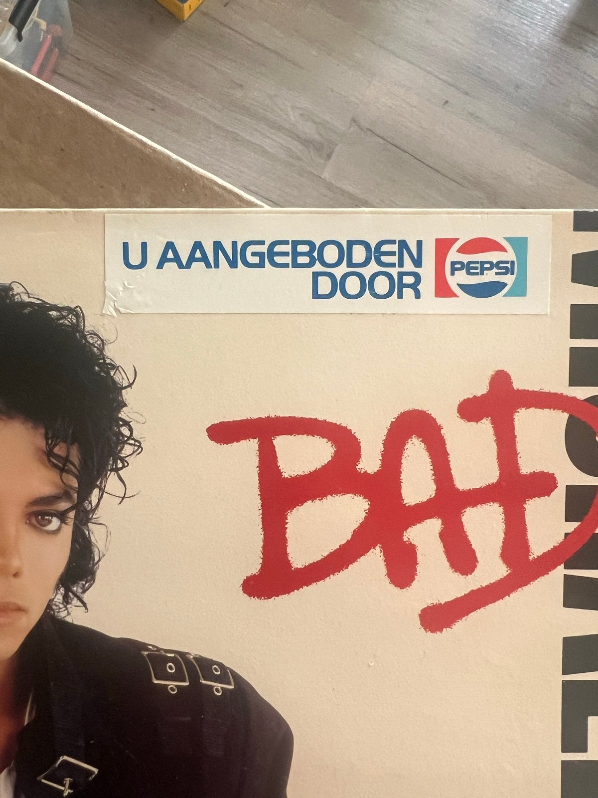 Michael Jackson Bad LP - Speciale Pepsi Uitgave, LP, Gebruikt, Pop, Speciale editie
