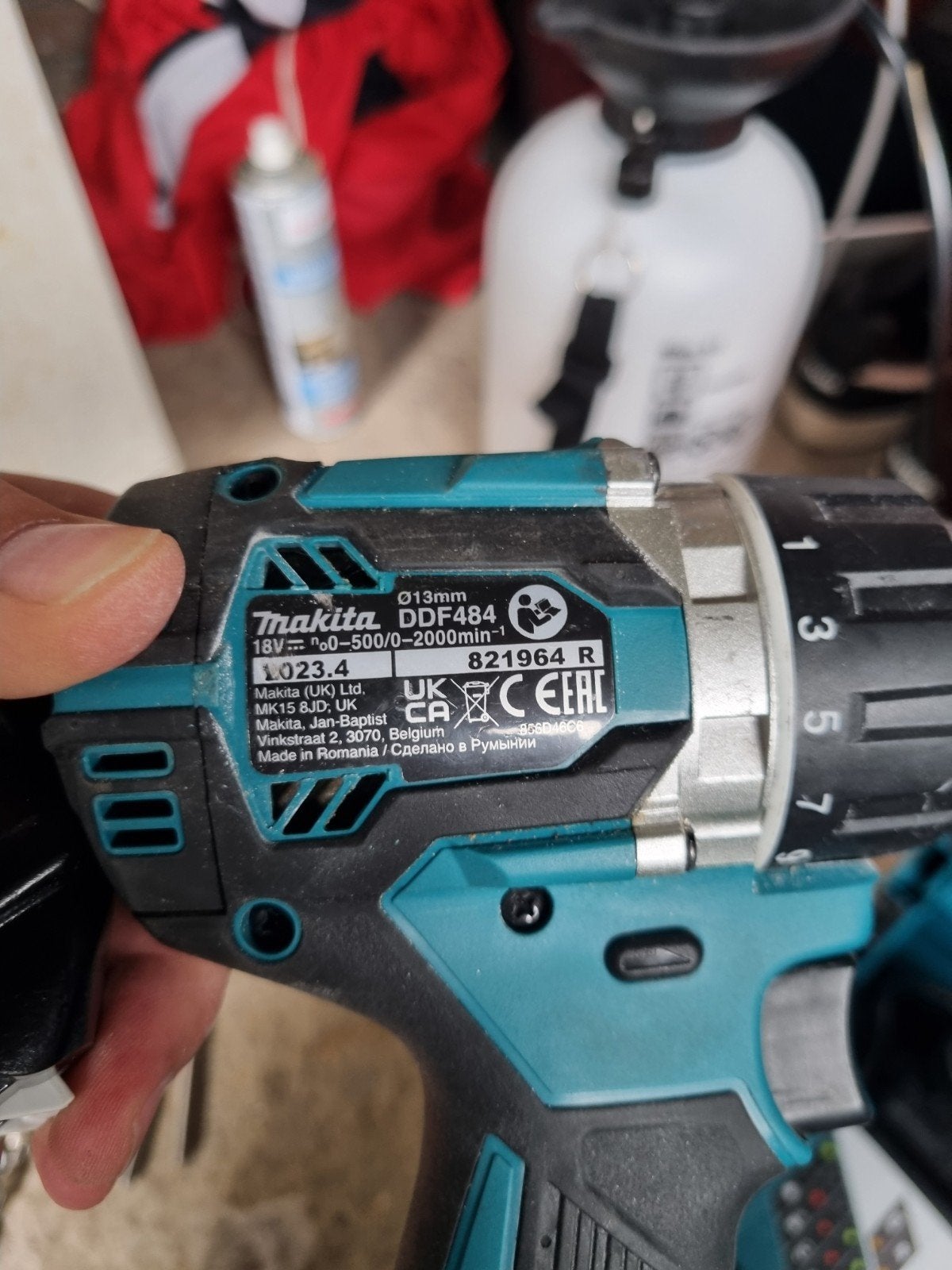 Makita DDF484 Schroefmachine met Accu, Lader en Koffer, Doe-het-zelf en Verbouw, Gereedschap | Boormachines, Variabele snelheid