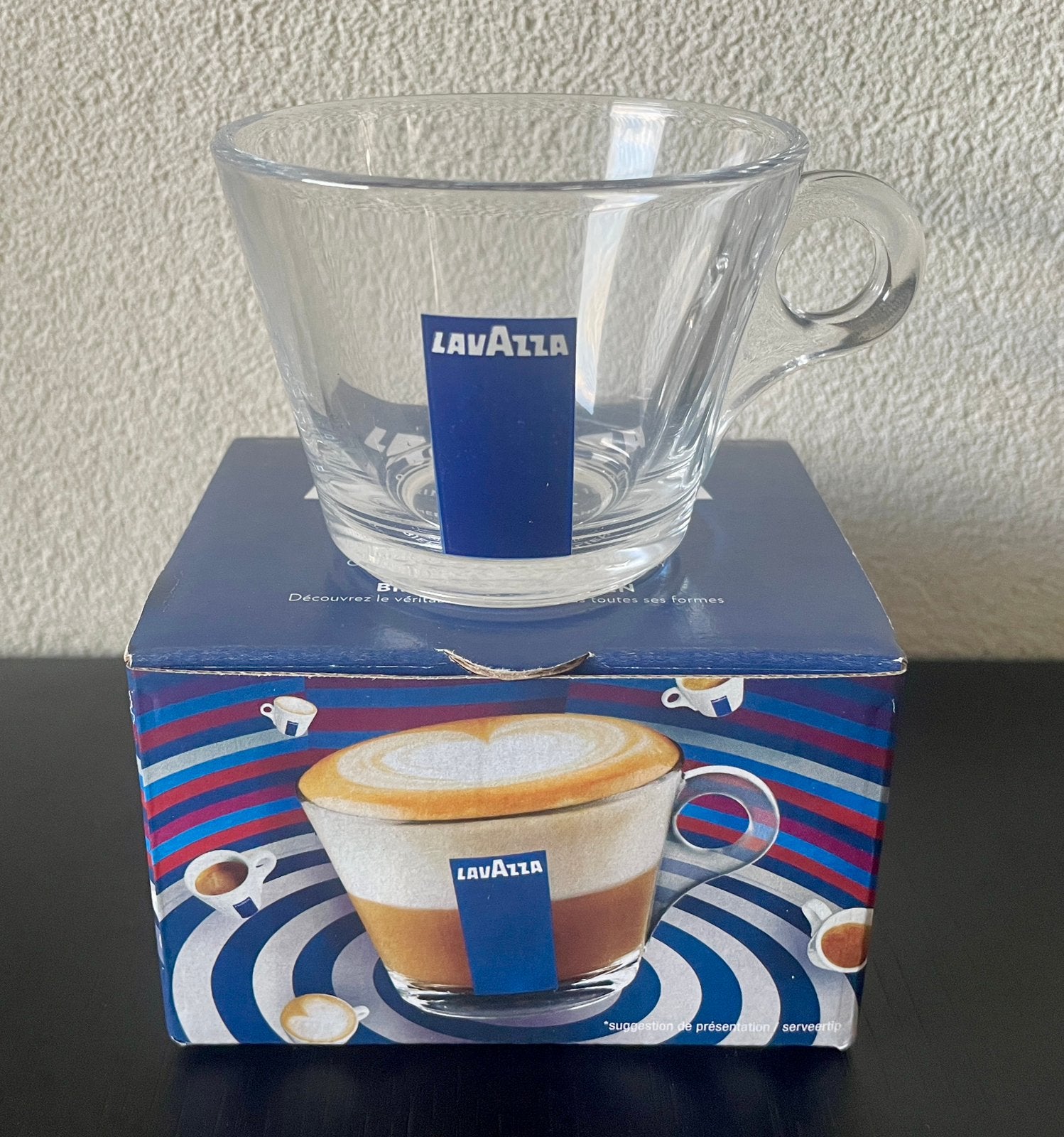 LavAzza koffiekop glas, Ophalen of Verzenden, Nieuw, Overige typen