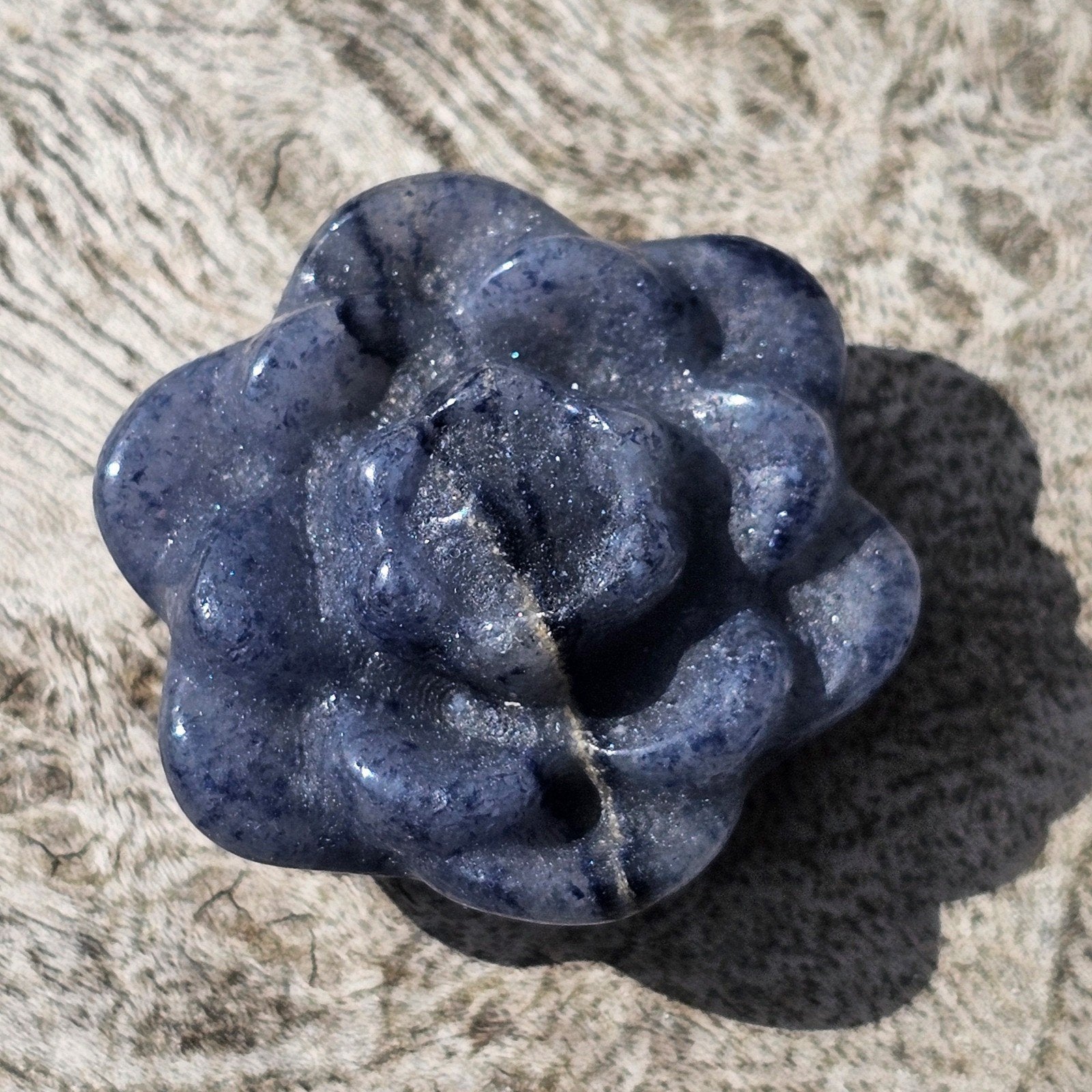 Blauwe kwarts lotus, Ophalen of Verzenden