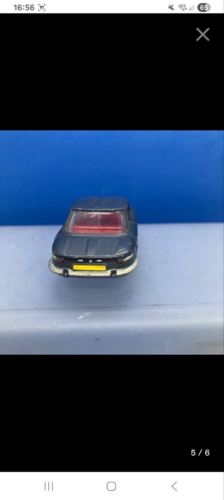 Dinky Toys Panhard 24 - Vintage Speelgoedauto, Ophalen of Verzenden, Gebruikt