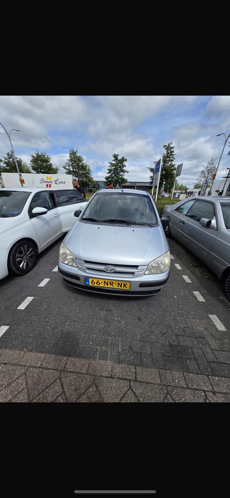 Hyundai Getz 1.3 5DRS 2004 Grijs, Auto's, Hyundai, Voorwielaandrijving, 40 €/maand, 4 cilinders, Origineel Nederlands