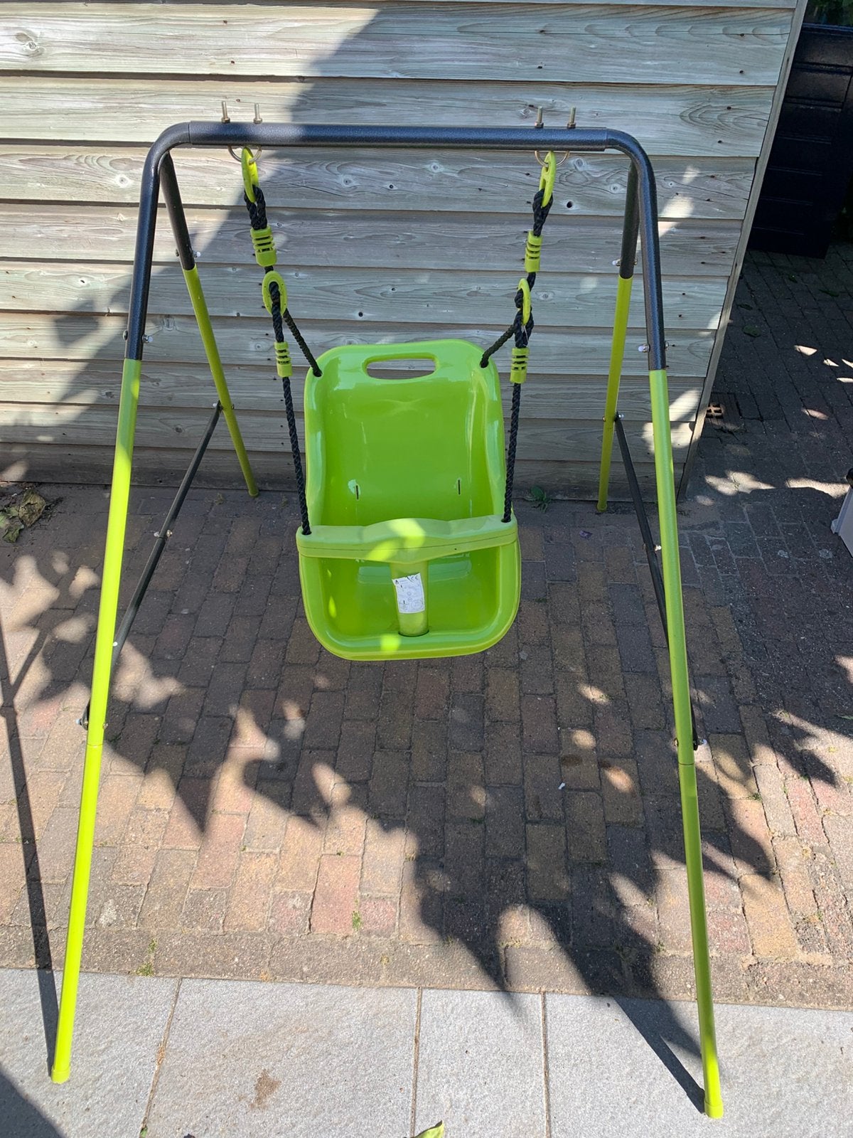 Babyschommel met frame, Kinderen en Baby's, Speelgoed | Buiten | Speeltoestellen, Ophalen, Zo goed als nieuw, Schommel