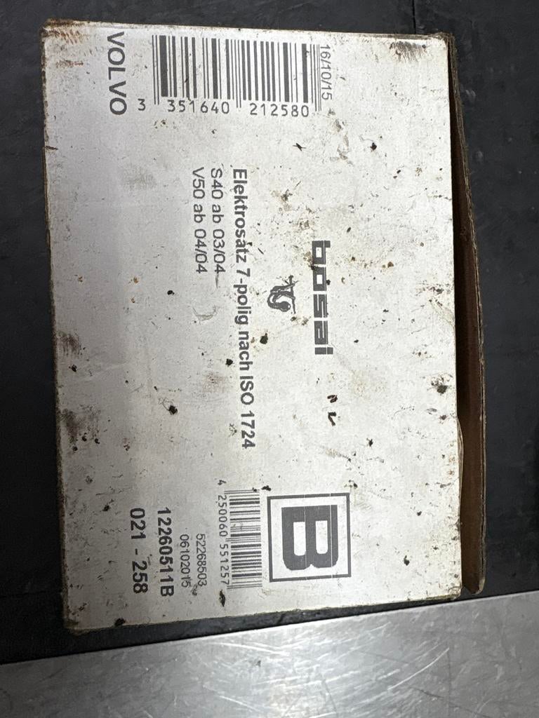 Kabelset 7-polig nieuw in doos compleet voor Volvo S40/V50, Auto-onderdelen, Ophalen of Verzenden, Nieuw, Volvo