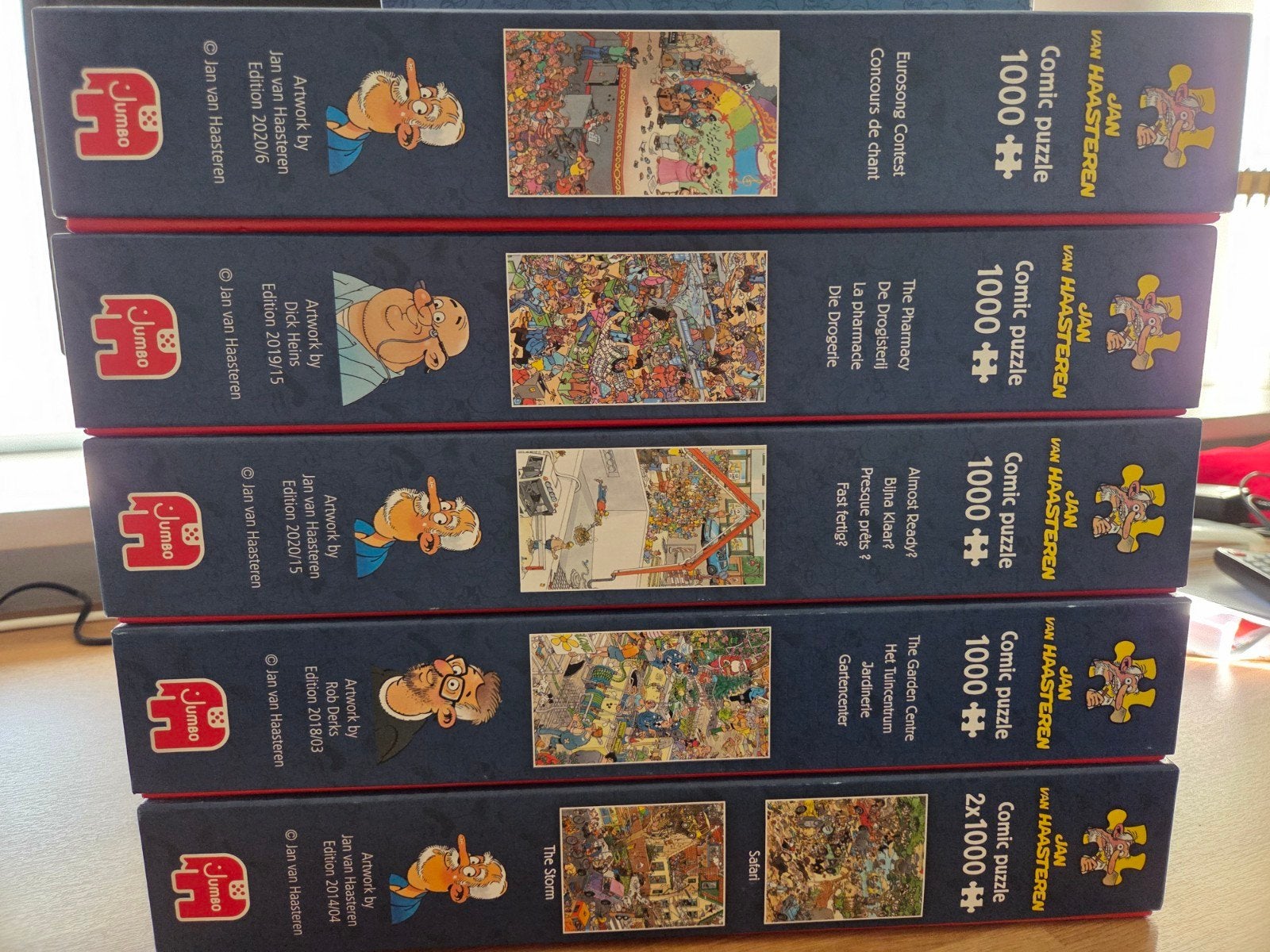 Jan van Haasteren Puzzels - Diverse 1000 stukjes, Ophalen, Zo goed als nieuw