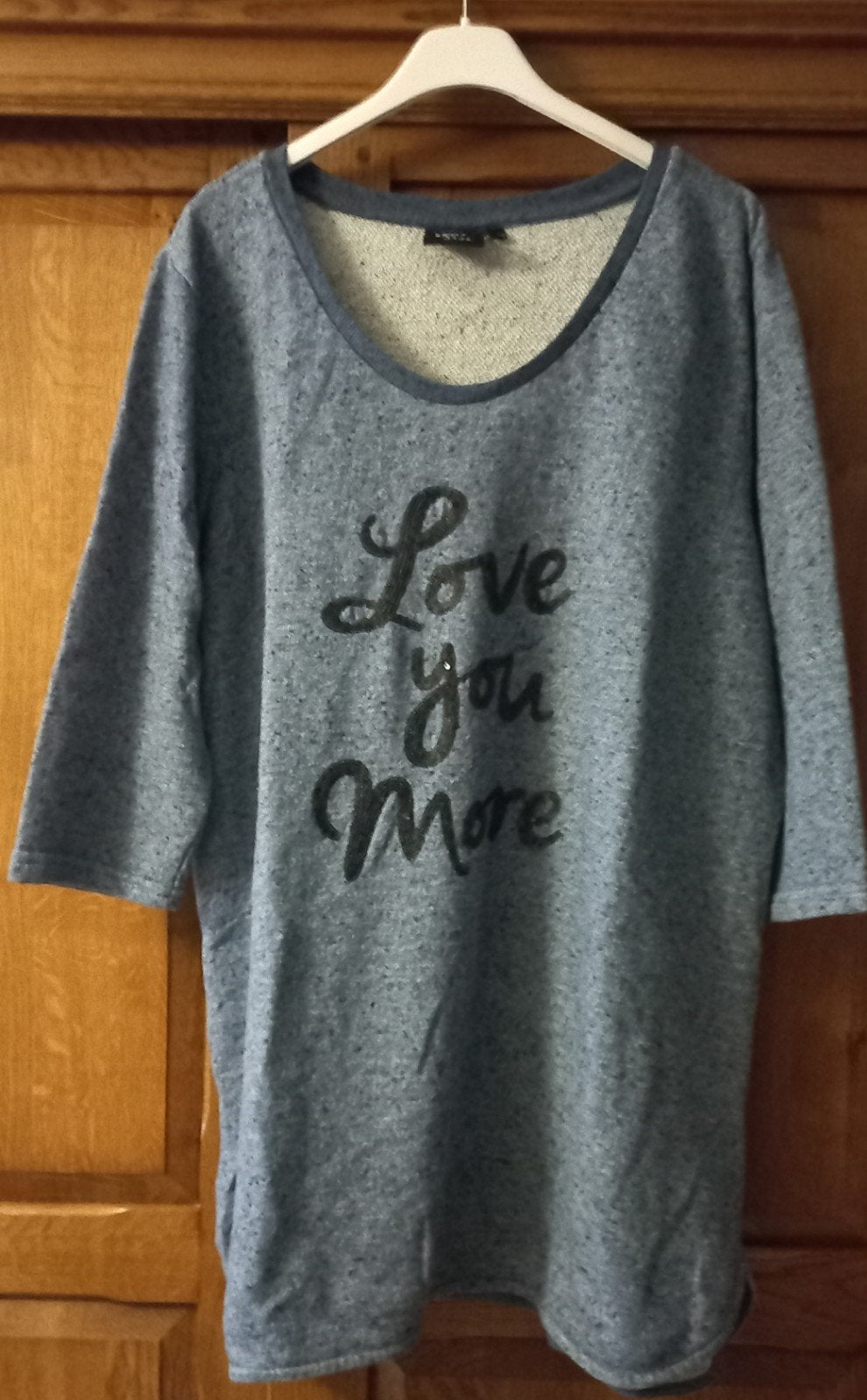 Ladies Size trui 'Love you More' - Maat 46/48, Kleding | Dames, Blauw, Trui of Vest, Ophalen of Verzenden, Ladies Size