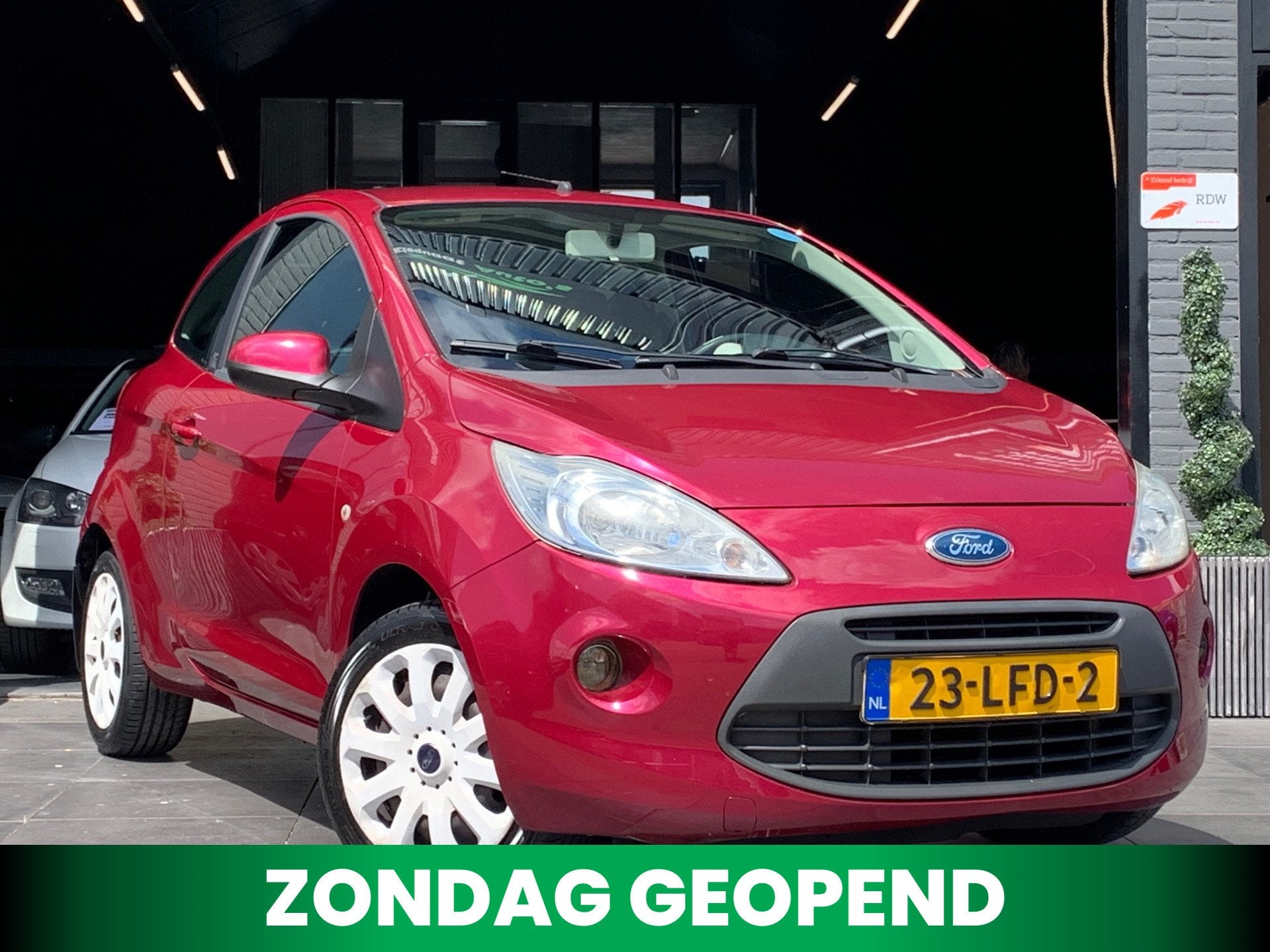 Ford Ka 1.2 Titanium|Airco|El.Ramen|NAP|Lage KM|AUX|APK, Auto's, Voorwielaandrijving, Stof, Gebruikt, 4 stoelen