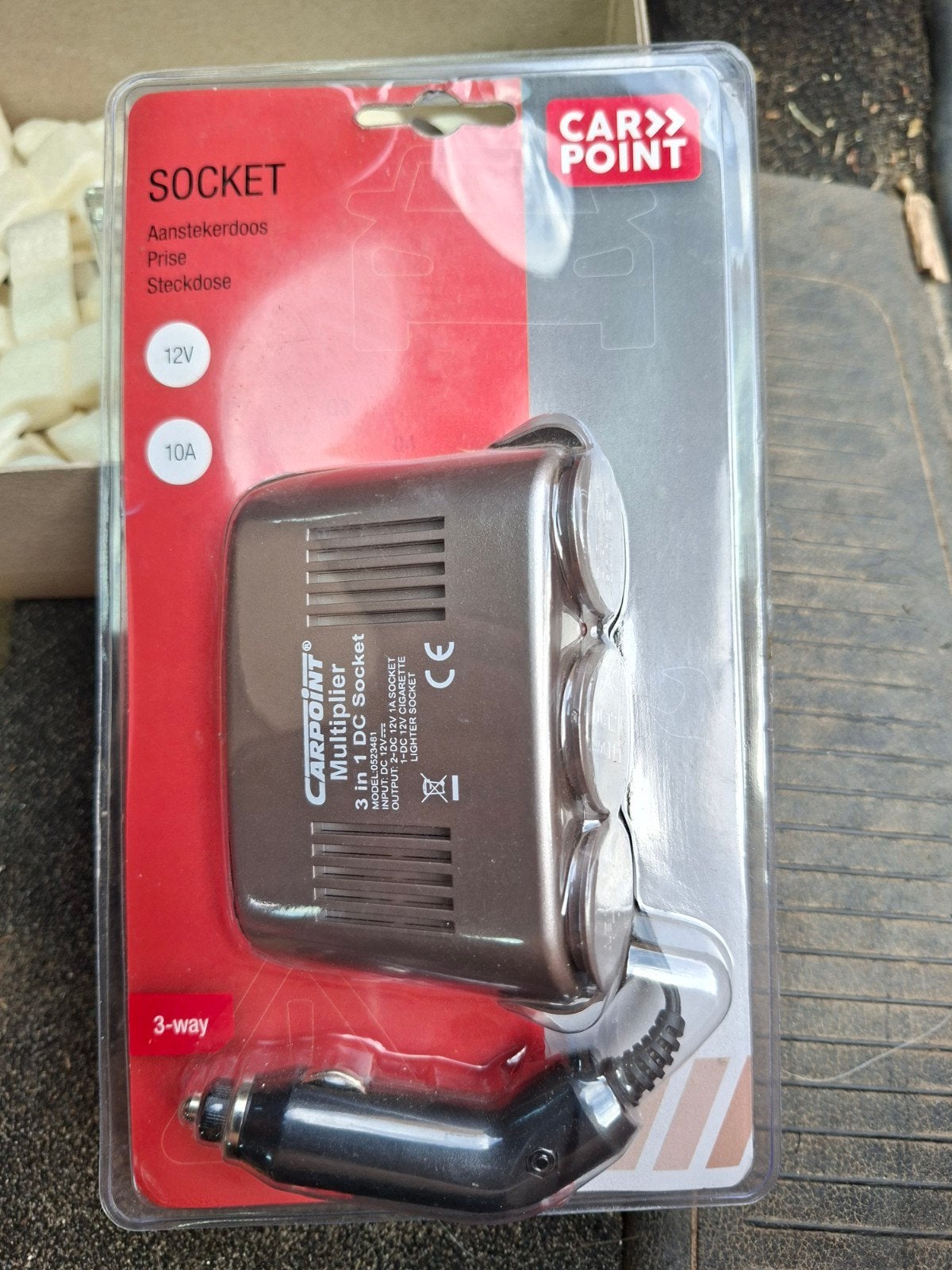 Carpoint 3-in-1 DC Socket Multiplier - Nieuw, Ophalen of Verzenden, Nieuw