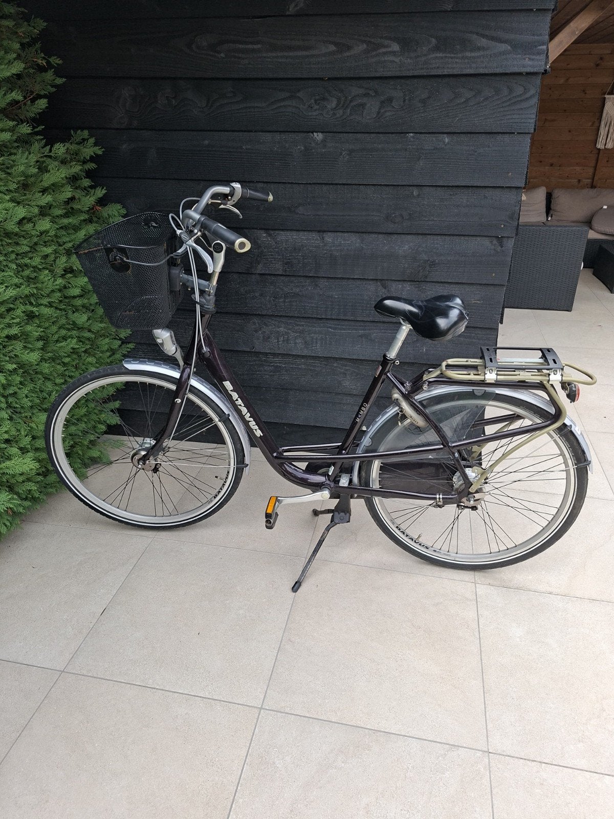 Batavus moederfiets incl. stoeltje en mandje