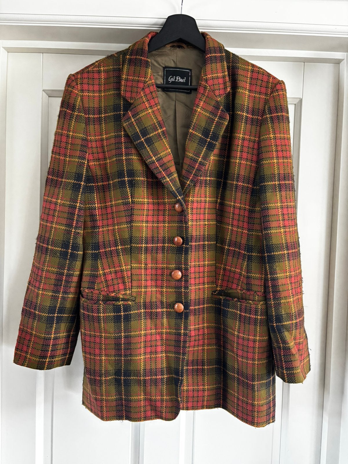 > Gil Bret blazer met ruit, wol, maat 40, Kleding | Dames, Maat 38/40 (M), Meerkleurig, Ophalen of Verzenden, Jasje