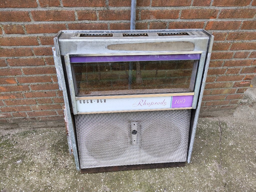 Front Deur Rock- Ola 408/ jukebox, Ophalen, Gebruikt, 1950 tot 1960, Seeburg
