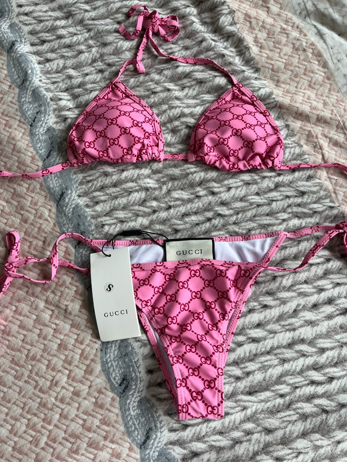 Design Bikini, Ophalen of Verzenden, Zo goed als nieuw, Roze, Bikini