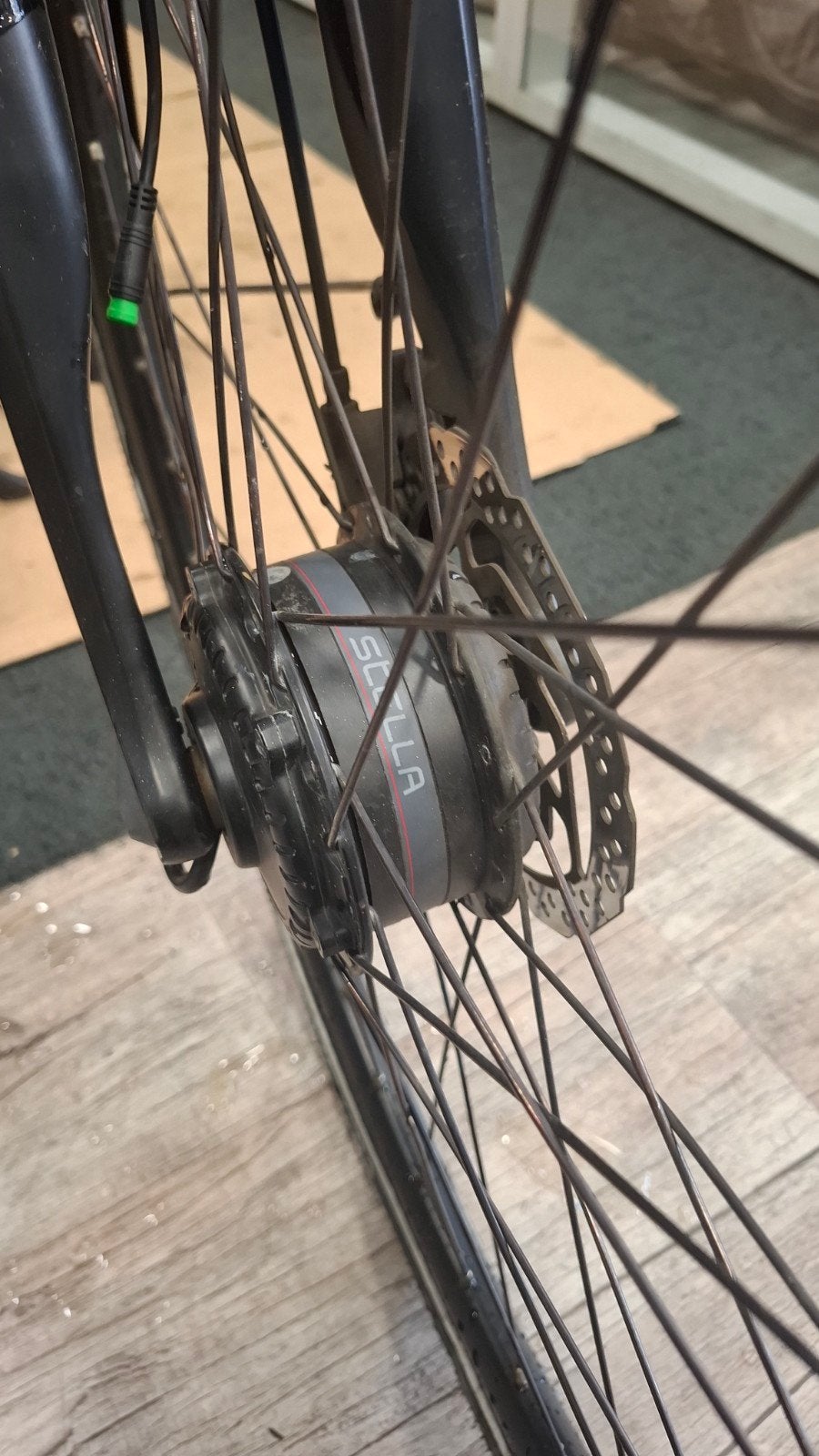 Stella voorwiel met motor voor stella elektrische fietsen, Fietsen en Brommers, Fietsonderdelen, Ophalen of Verzenden, Motor