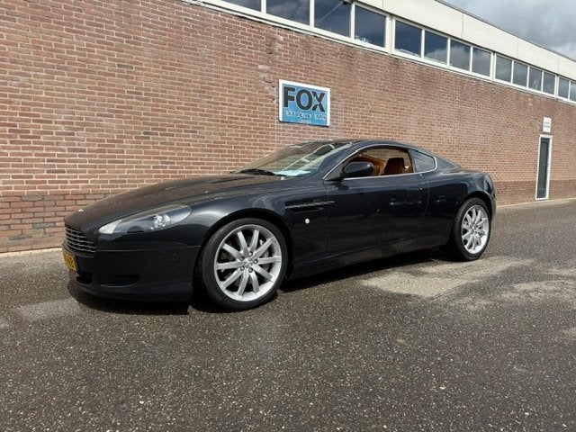 Aston Martin DB9 2009 Grijs V12, Auto's, Automaat, Achterwielaandrijving, 5935 cc, Leder