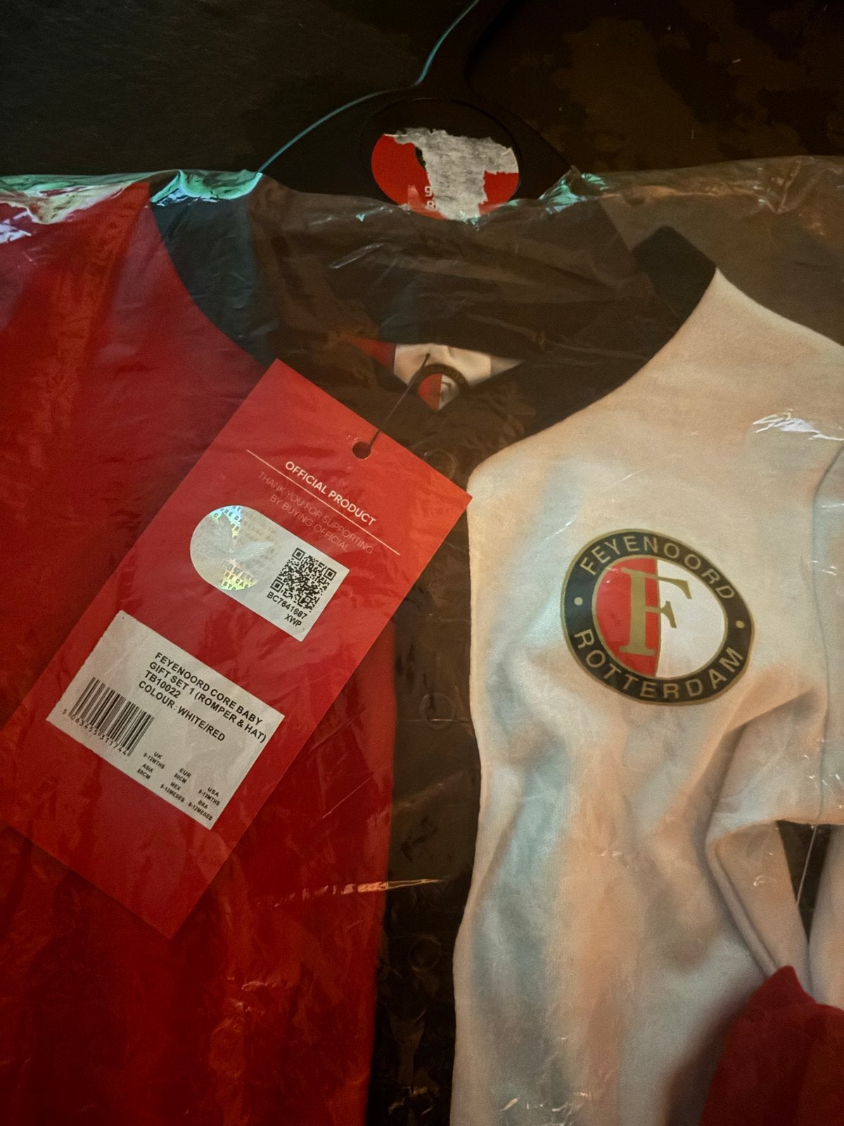 Feyenoord Core Baby Gift Set 1 - 9-12 maanden NIEUW, Ophalen of Verzenden, Nieuw, Jongetje of Meisje