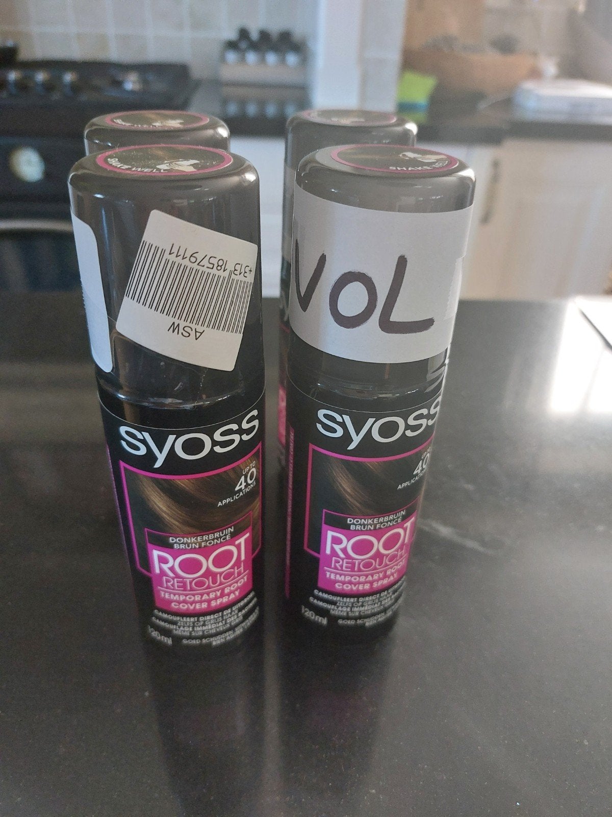 syoss midden bruin, Ophalen