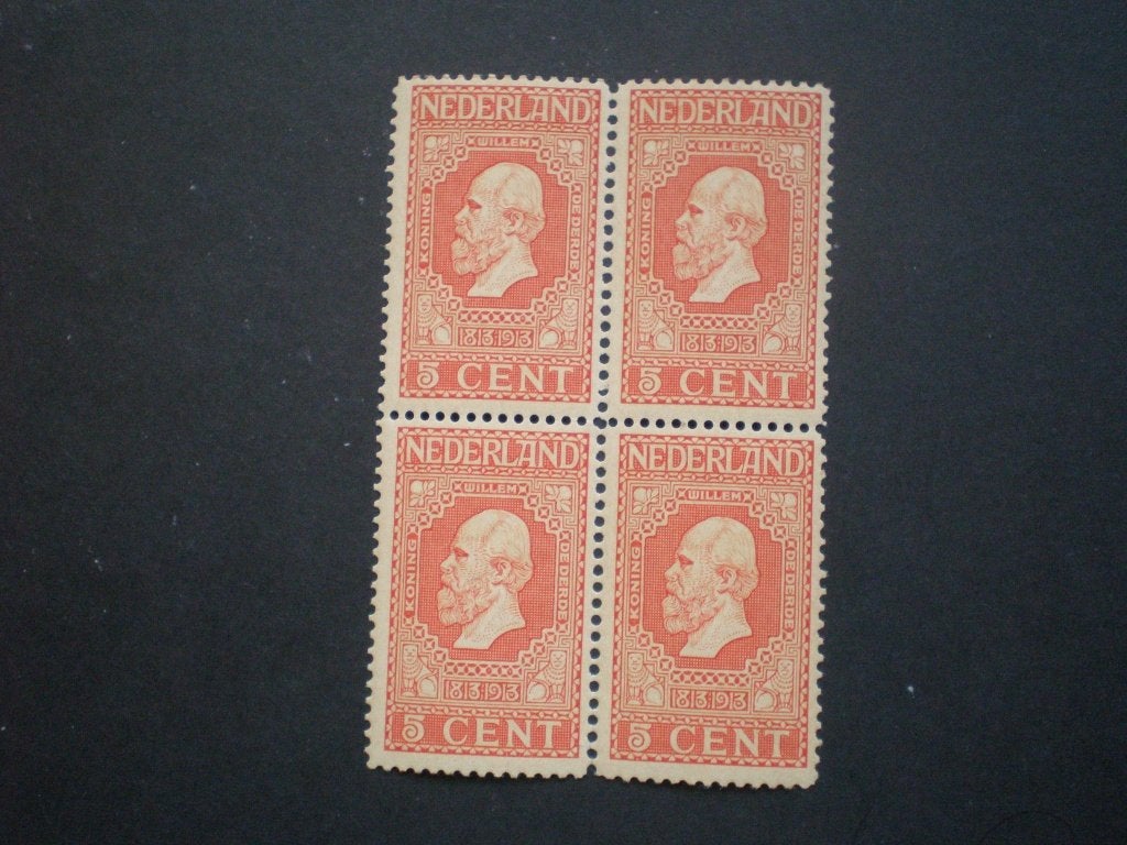 Nederland NVPH 92 in blok van 4 Postfris ( X 177)..€ 3,-, Postzegels en Munten, Ophalen of Verzenden