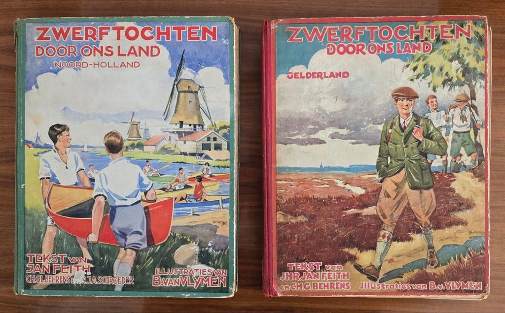 Oude boeken, Zwerftochten door ons land, Boeken, Prentenboeken en Plaatjesalbums, Ophalen of Verzenden, Gelezen