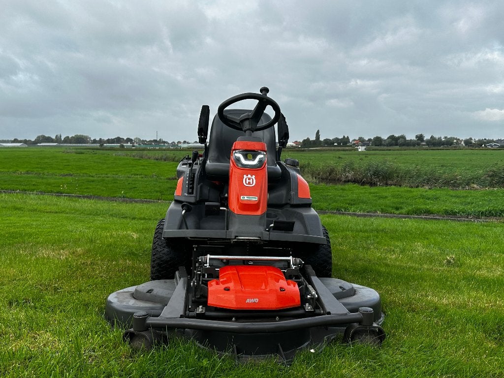 Husqvarna R420TsX AWD bouwjaar 2019 -  9150 ex btw 122cm dek, Gebruikt, Ophalen of Verzenden, 120 cm of meer, Mulchfunctie