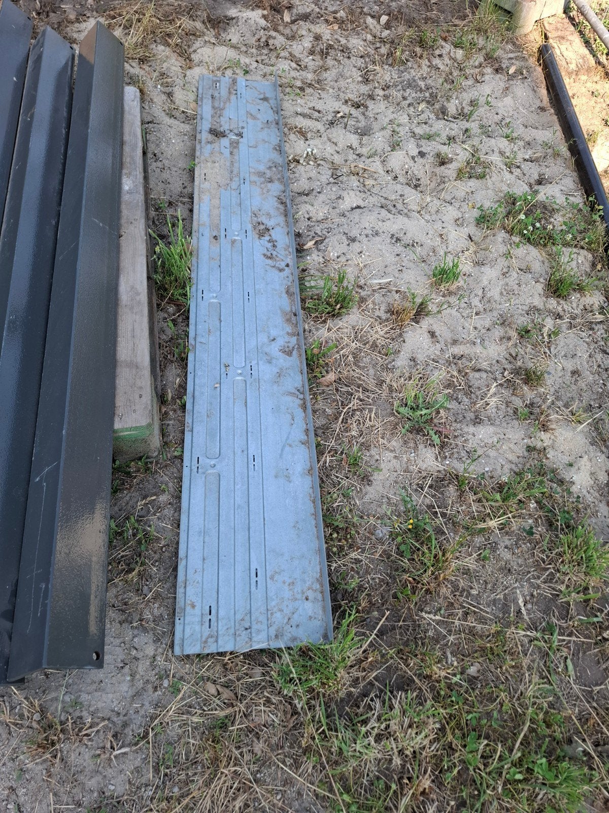 Gegalvaniseerde randbekisting 280 hoog, Doe-het-zelf en Verbouw, Platen en Panelen, Ophalen