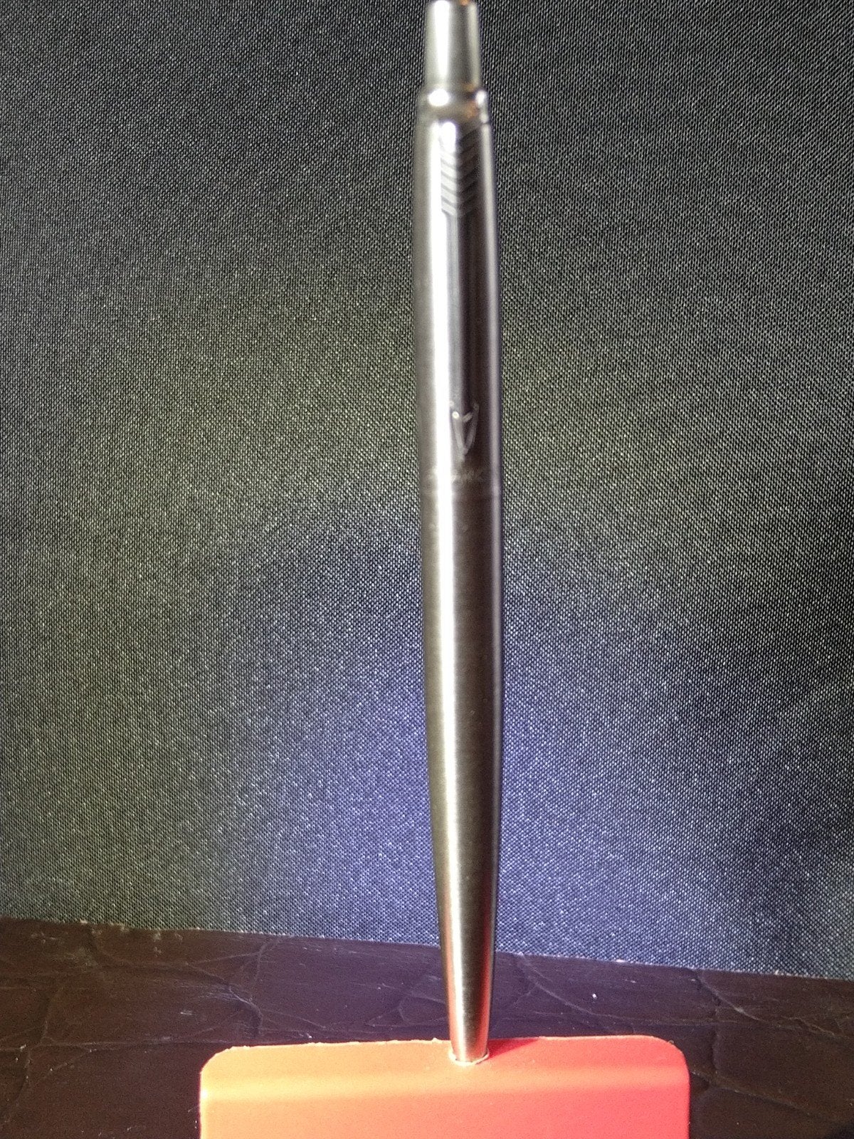 Parker Jotter Balpen - Geborsteld Staal date code T I 1995, Verzamelen, Ophalen of Verzenden, Zo goed als nieuw, Balpen, Parker