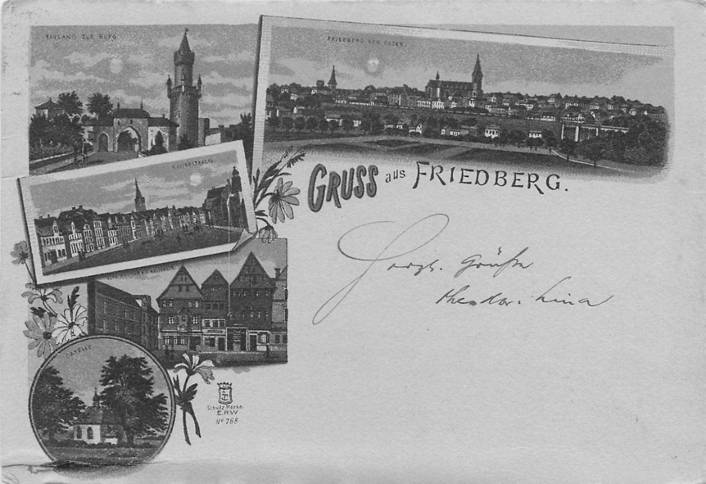 379-118-009 Friedberg Litho, Verzenden, Voor 1920, Duitsland