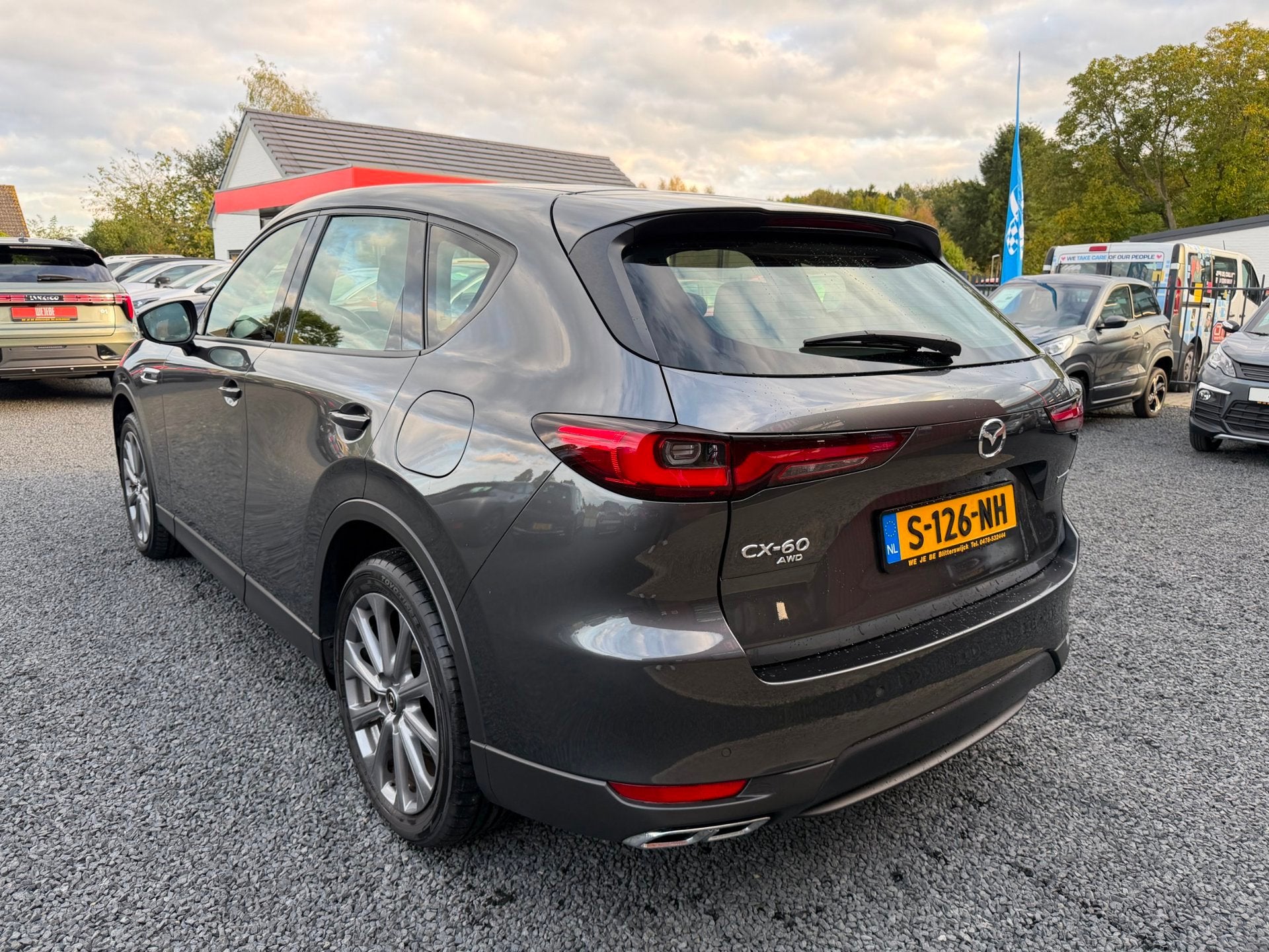Mazda CX-60 2.5 e-SkyActiv PHEV Exclusive-Line AWD Trekhaak, Auto's, Gebruikt, 2500 kg, Bedrijf, CX-60
