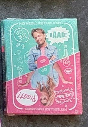 Praat of Daad (Nicolette van Dam en Bas Smit), Hobby en Vrije tijd, Vijf spelers of meer, Ophalen of Verzenden, Nieuw