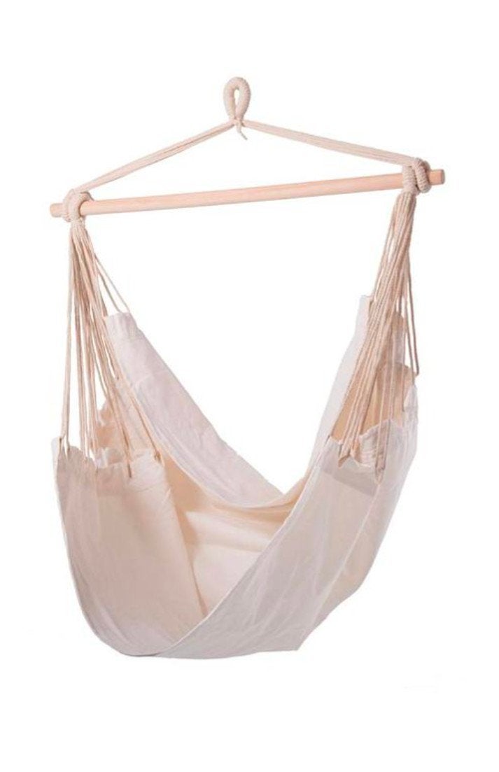 Royal Patio Hangstoel Ecru (150 x 120 cm) – NIEUW IN DOOS, Opvouwbaar, Nieuw, Ophalen of Verzenden, Eenpersoons
