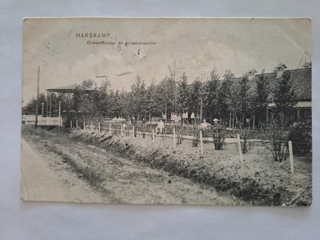 Harskamp,  onderofficieren en soldaten kantine,  gelopen, Ophalen of Verzenden, 1940 tot 1960