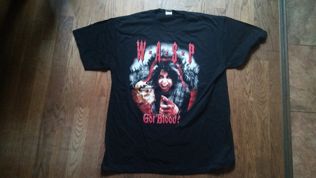 WASP W.A.S.P Blackie Lawless 2005 shirt metal muziek rare, Verzenden, Zo goed als nieuw, Kleding