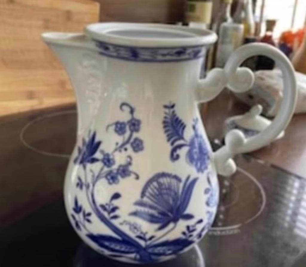 Zwiebelmuster koffiepot, Ophalen, Overige typen, Zo goed als nieuw, Overige stijlen