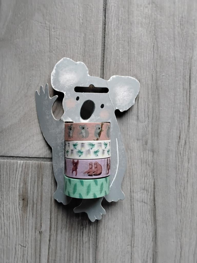 Washi Tape Set Koala Thema - HEMA, Ophalen of Verzenden, Nieuw, Meerdere stickers