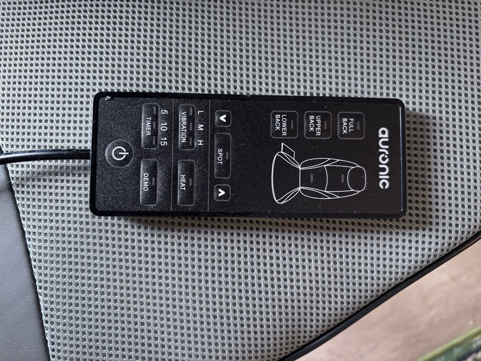 Auronic Massagestoel/Kussen met Afstandsbediening, Ophalen of Verzenden, Zo goed als nieuw, Massagestoel of Kussen