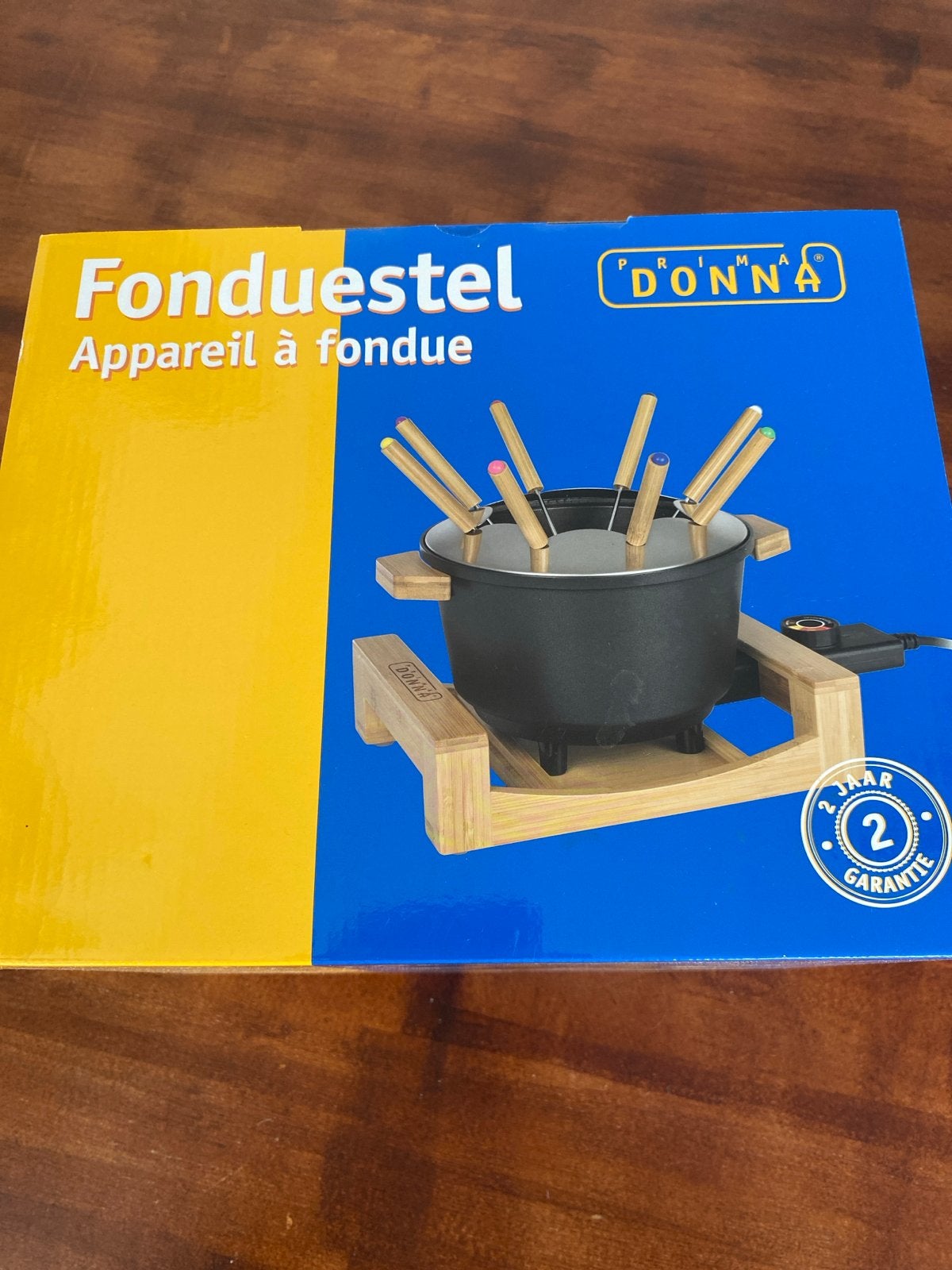 Prima Donna Fondue Stel - Nieuw in doos, Ophalen of Verzenden, Nieuw, Elektrisch, Fondueset