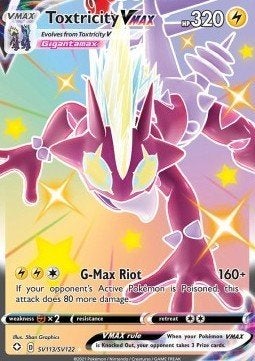 TOXTRICITY VMAX SV113/SV122 - SHINING FATES, Ophalen of Verzenden, Nieuw, Losse kaart, Foil