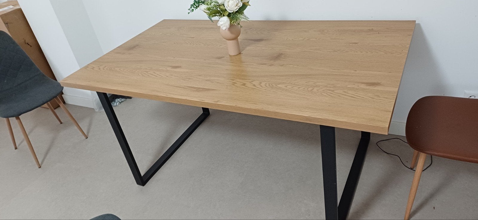 eettafel 160x90, Ophalen, Rechthoekig, 150 tot 200 cm, 50 tot 100 cm