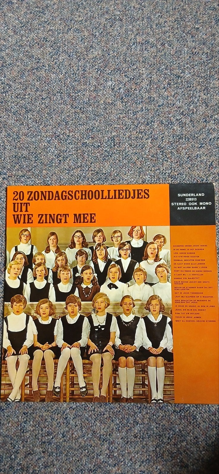 20 Zondagschoolliedjes uit Wie Zingt Mee - Sunderland, Ophalen, Gebruikt, Geestelijke liederen, Album
